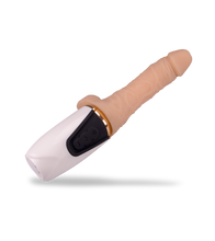 Load image into Gallery viewer, Gabriel telescopic and heated vibrating dildo