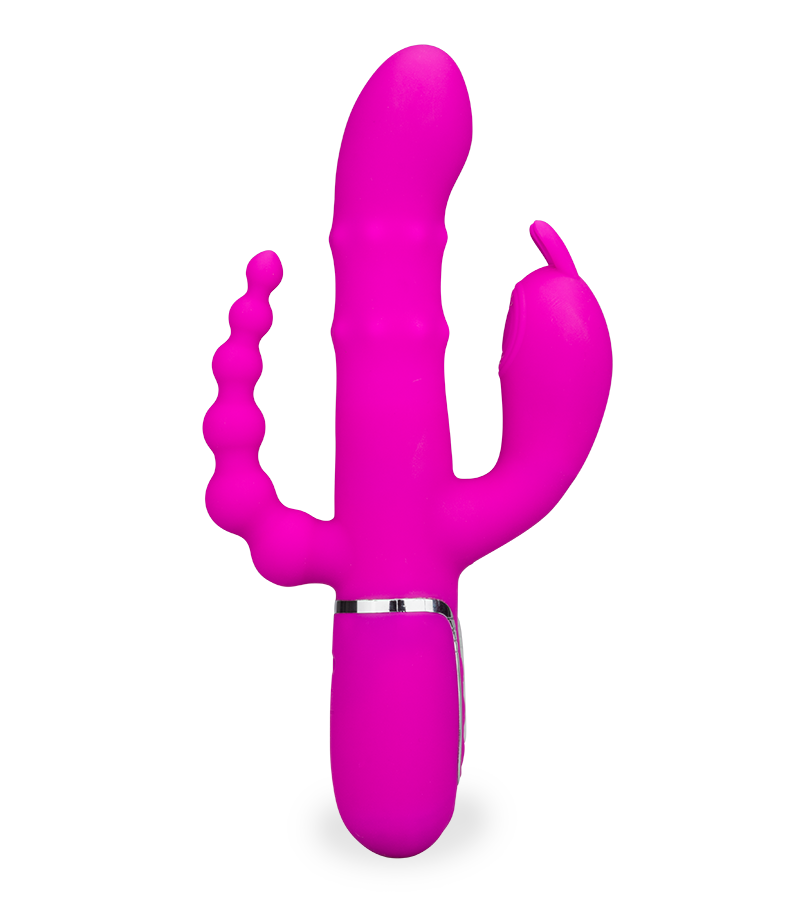 Garden Party triple stimulation rabbit vibrator