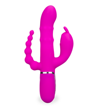 Load image into Gallery viewer, Garden Party triple stimulation rabbit vibrator
