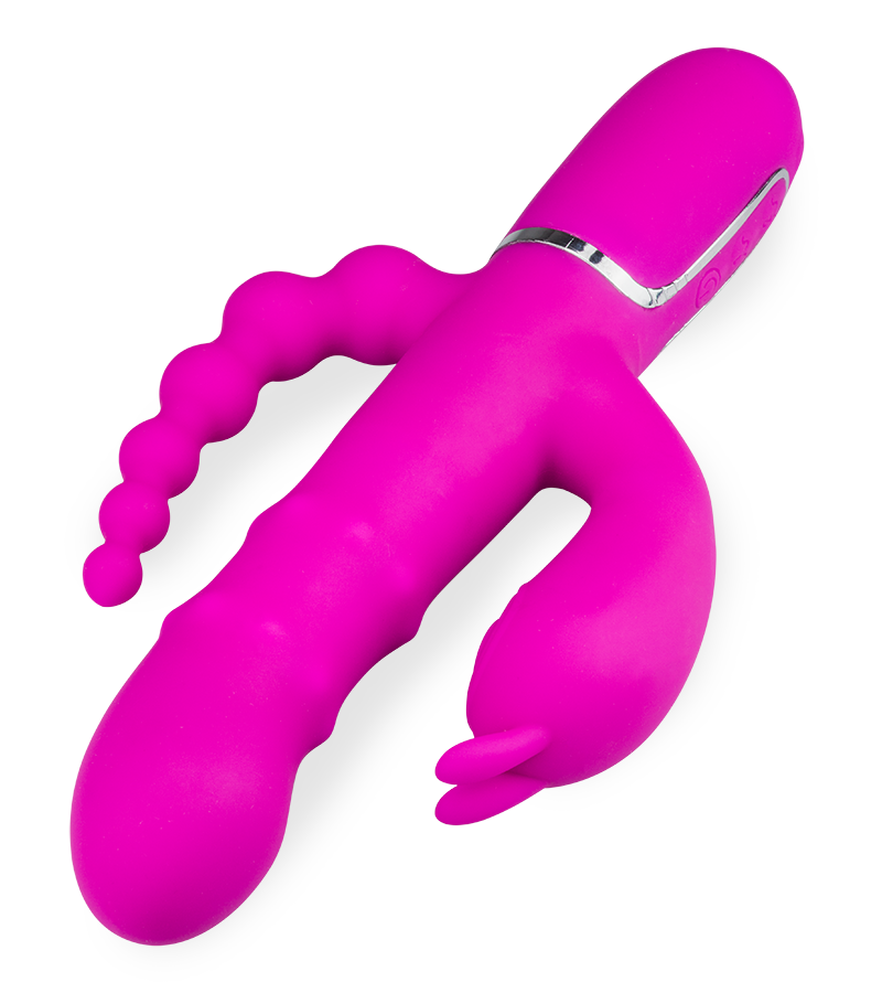 Garden Party triple stimulation rabbit vibrator