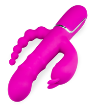 Load image into Gallery viewer, Garden Party triple stimulation rabbit vibrator