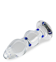 Load image into Gallery viewer, Gem glass anal plug
