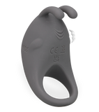 Generous silicone vibrating cock ring