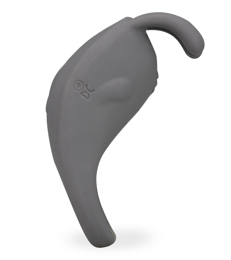 Generous silicone vibrating cock ring