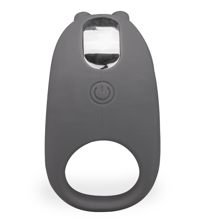 Generous silicone vibrating cock ring