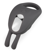 Load image into Gallery viewer, Generous silicone vibrating cock ring