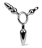 Geode triple metal butt plug