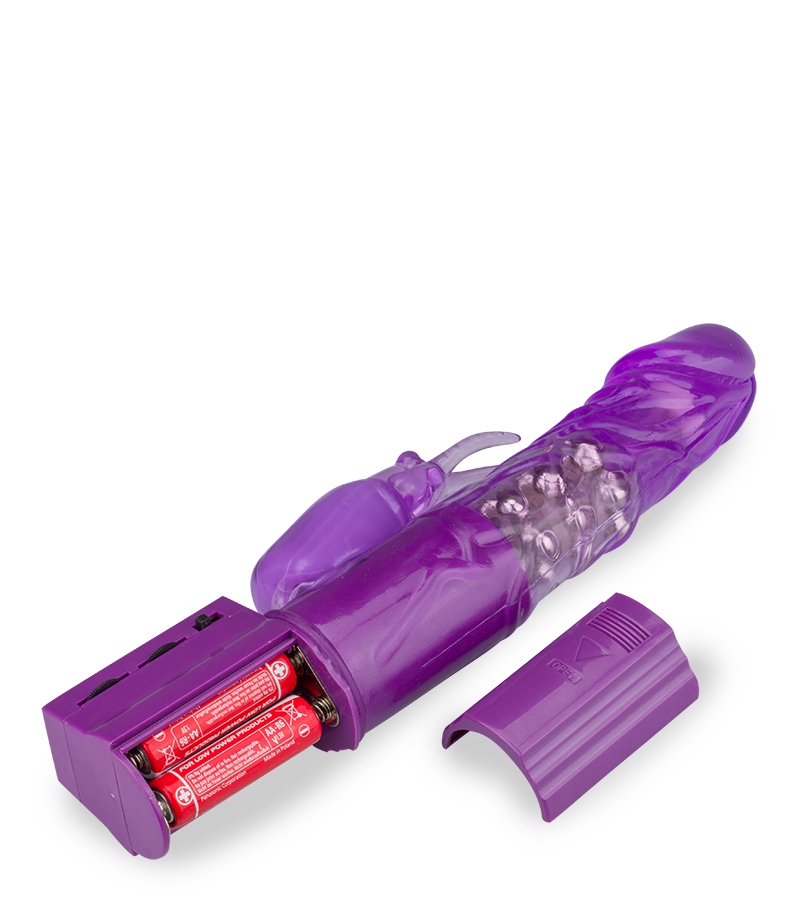 Girthy rotating rabbit vibrator