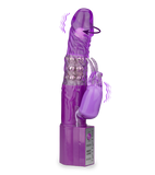 Girthy rotating rabbit vibrator