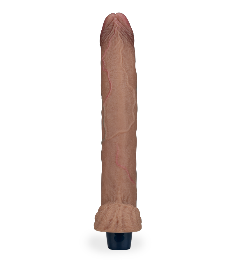 Giuseppe realistic silicone vibrating dildo 9.50 inches
