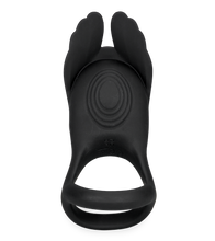 Load image into Gallery viewer, Giver triple cock ring with clit stimulator