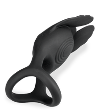 Load image into Gallery viewer, Giver triple cock ring with clit stimulator