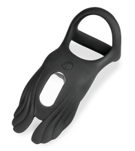 Load image into Gallery viewer, Giver triple cock ring with clit stimulator