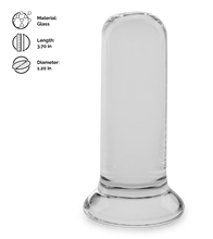 Load image into Gallery viewer, Glass anal plug 3.75 inches