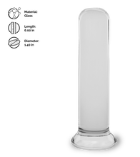 Load image into Gallery viewer, Glass anal plug 6.00 inches
