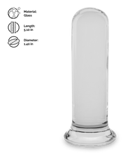 Load image into Gallery viewer, Glass butt plug 5.00 inches