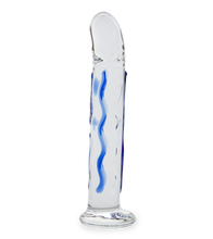 Load image into Gallery viewer, Glow glass dildo