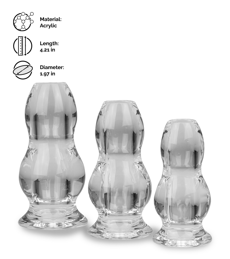 Glyp set of 3 tunnel anal plugs