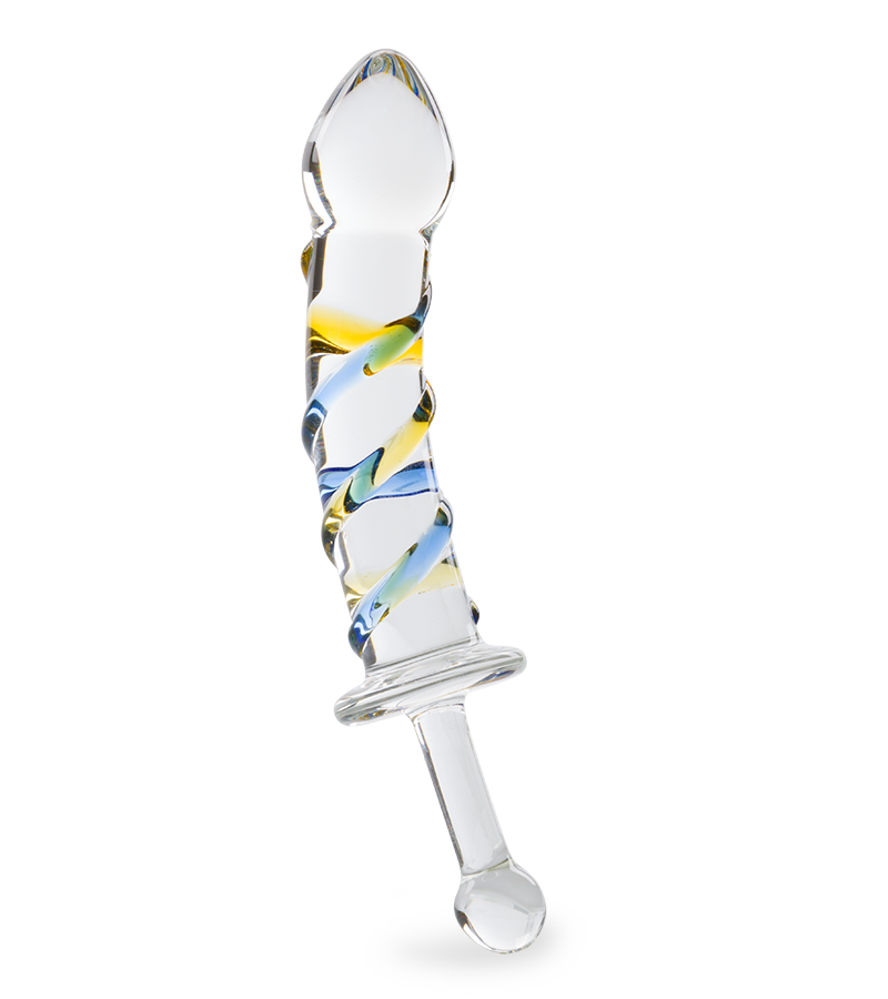 Goddess glass dildo