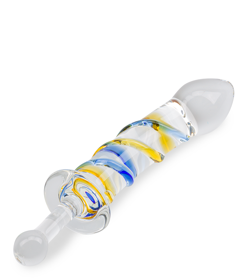 Goddess glass dildo