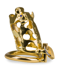 Load image into Gallery viewer, Golden Ox Chinese zodiac penis chastity cage