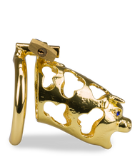 Load image into Gallery viewer, Golden Ox Chinese zodiac penis chastity cage