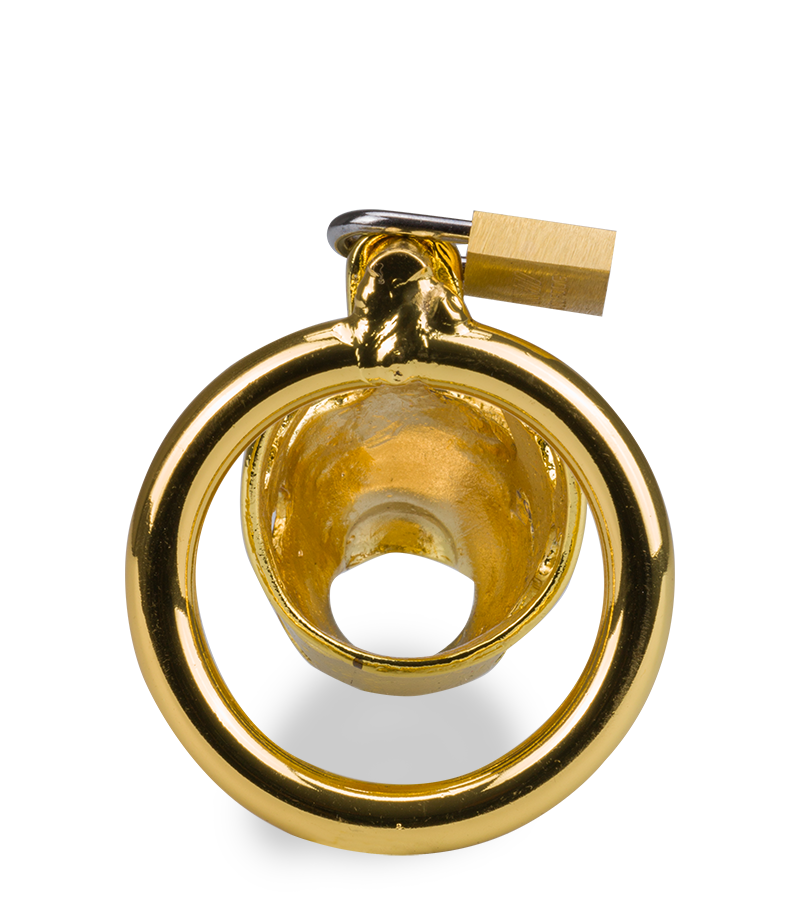 Golden Ox Chinese zodiac penis chastity cage