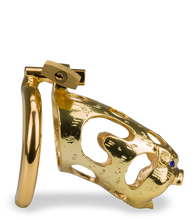 Load image into Gallery viewer, Golden Pig Chinese zodiac penis chastity cage
