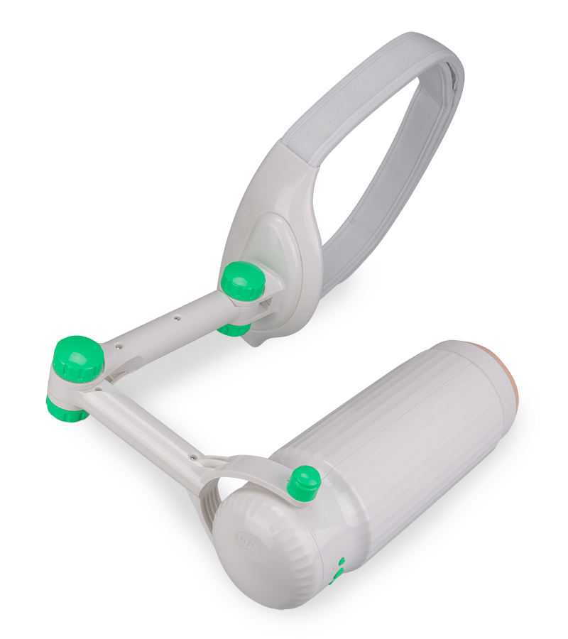 Hands-free masturbator belt with vagina sleeve