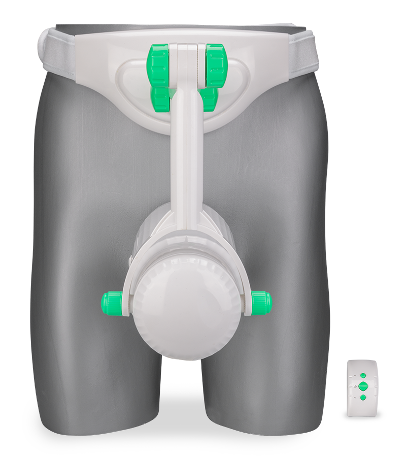 Hands-free masturbator belt with vagina sleeve