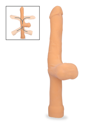 Harry bendable dildo with handle