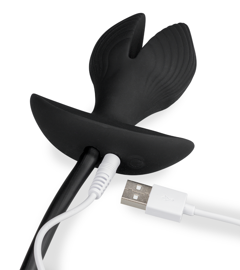 Hatch vibrating inflatable silicone plug