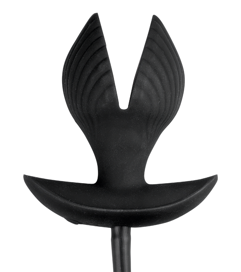 Hatch vibrating inflatable silicone plug