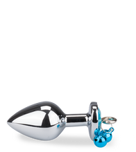 Load image into Gallery viewer, Heart-shaped rosebud anal jewel with bells