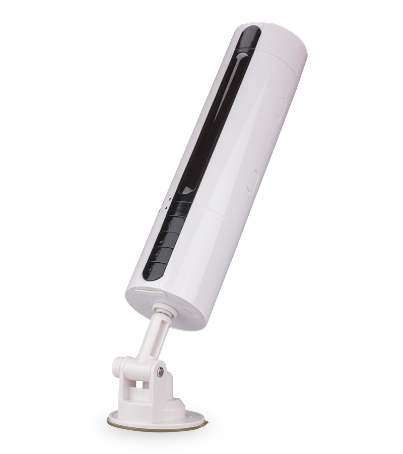 Heated blow job masturbator with audio function