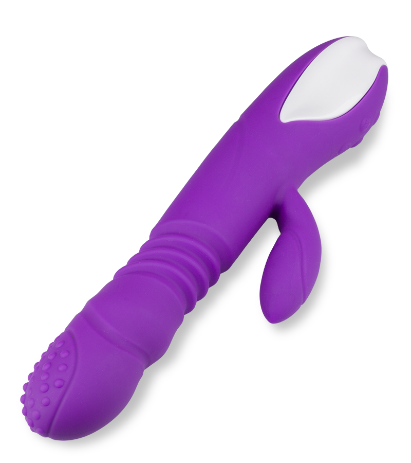 Hermann rotating and thrusting rabbit vibrator with heating function