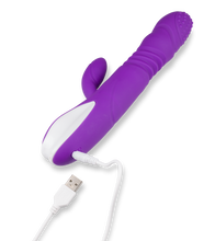 Load image into Gallery viewer, Hermann rotating and thrusting rabbit vibrator with heating function
