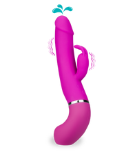 Load image into Gallery viewer, Hey Jack ejaculating vibrating rabbit dildo