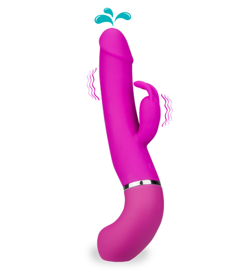 Hey Jack ejaculating vibrating rabbit dildo