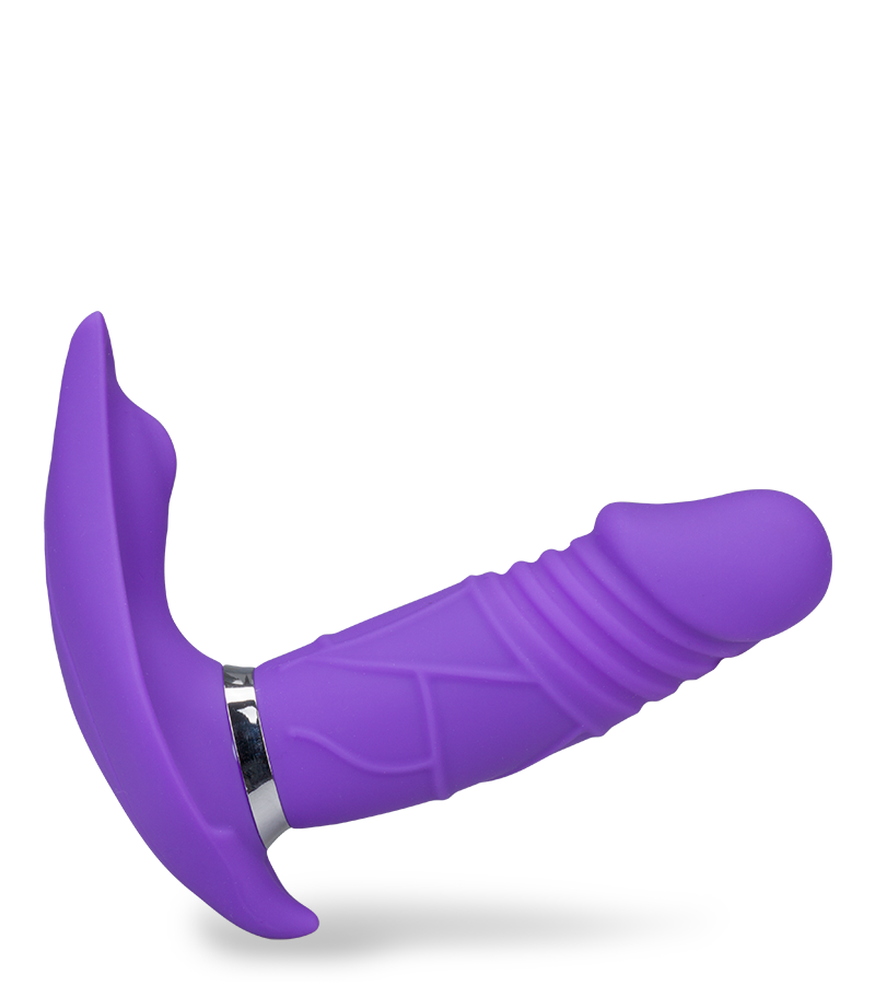 Hilka thrusting vibrating knickers with heating function