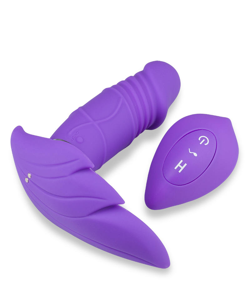 Hilka thrusting vibrating knickers with heating function