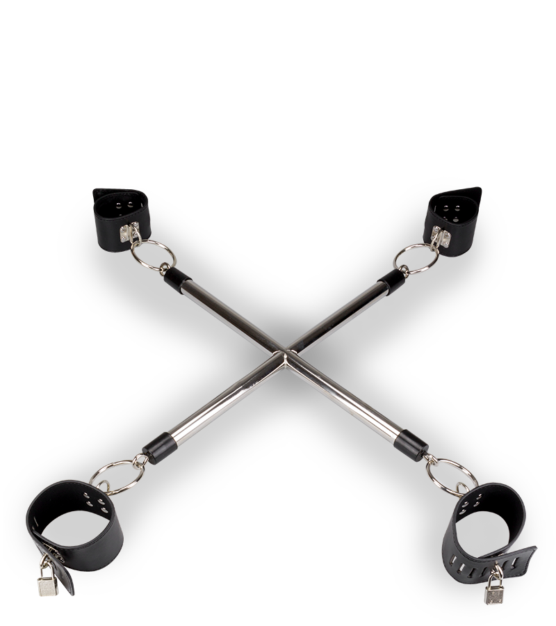 Hogtie crossbar wrist and ankle restraints
