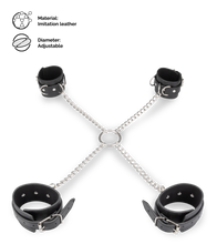 Load image into Gallery viewer, Hogtie wrist and ankle restraints