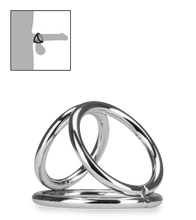 Load image into Gallery viewer, Holdy stainless steel triple cock ring