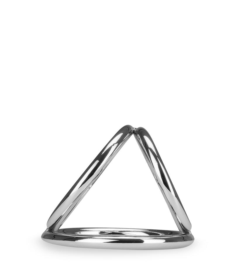 Holdy stainless steel triple cock ring