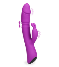 Load image into Gallery viewer, Holiday thrusting rabbit vibrator