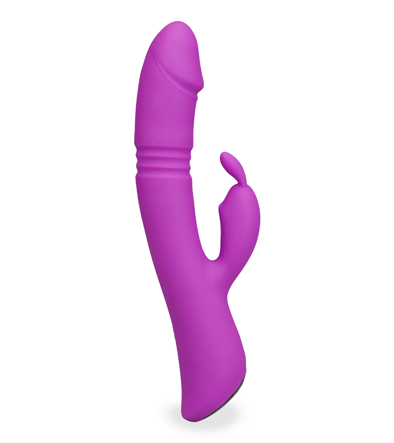 Holiday thrusting rabbit vibrator