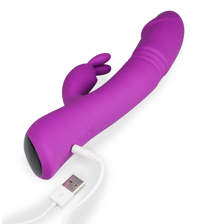 Holiday thrusting rabbit vibrator