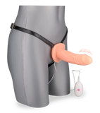 Hollow vibrating strap on harness 10 modes