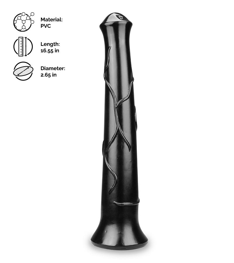 Horse suction cup animal dildo 16.50 inches